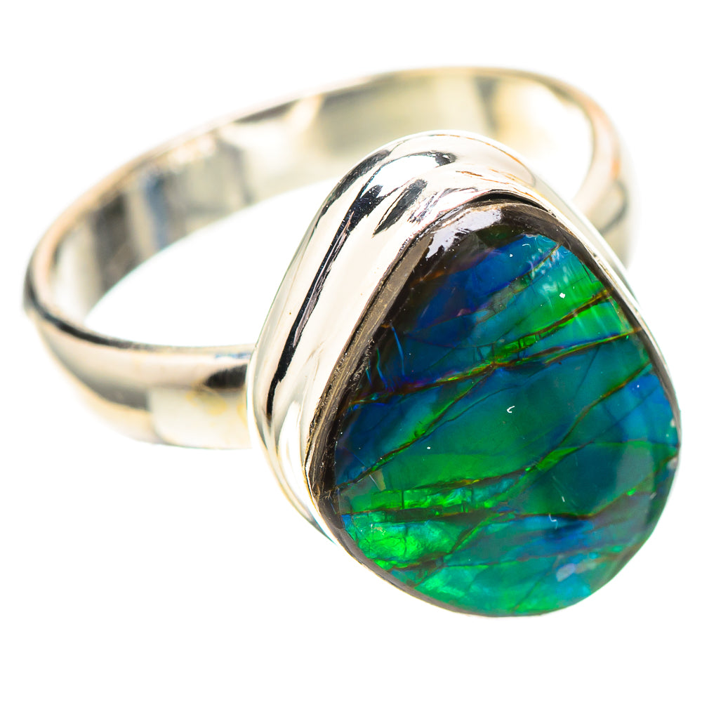 Canadian Ammolite Ring Size 6.5 (925 Sterling Silver) RING138955