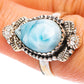 Larimar Ring Size 7 (925 Sterling Silver) R4561