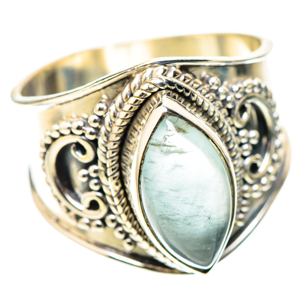 Natural Aquamarine Ring Size 9 (925 Sterling Silver) RING138571