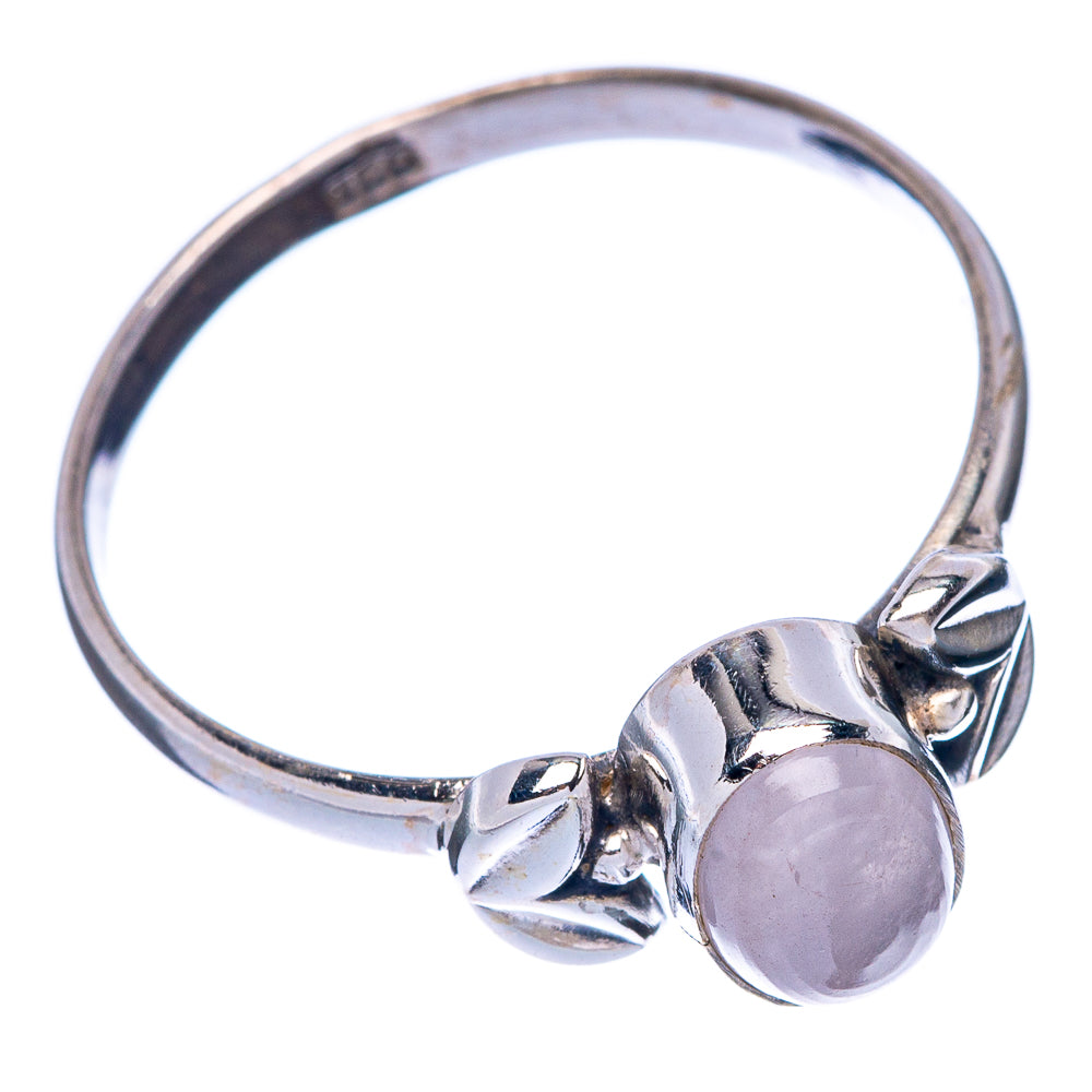Rose Quartz Dainty Ring Size 7.75 (925 Sterling Silver) R145745