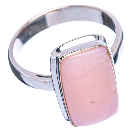 Pink Opal Ring Size 6.75 (925 Sterling Silver) R4982
