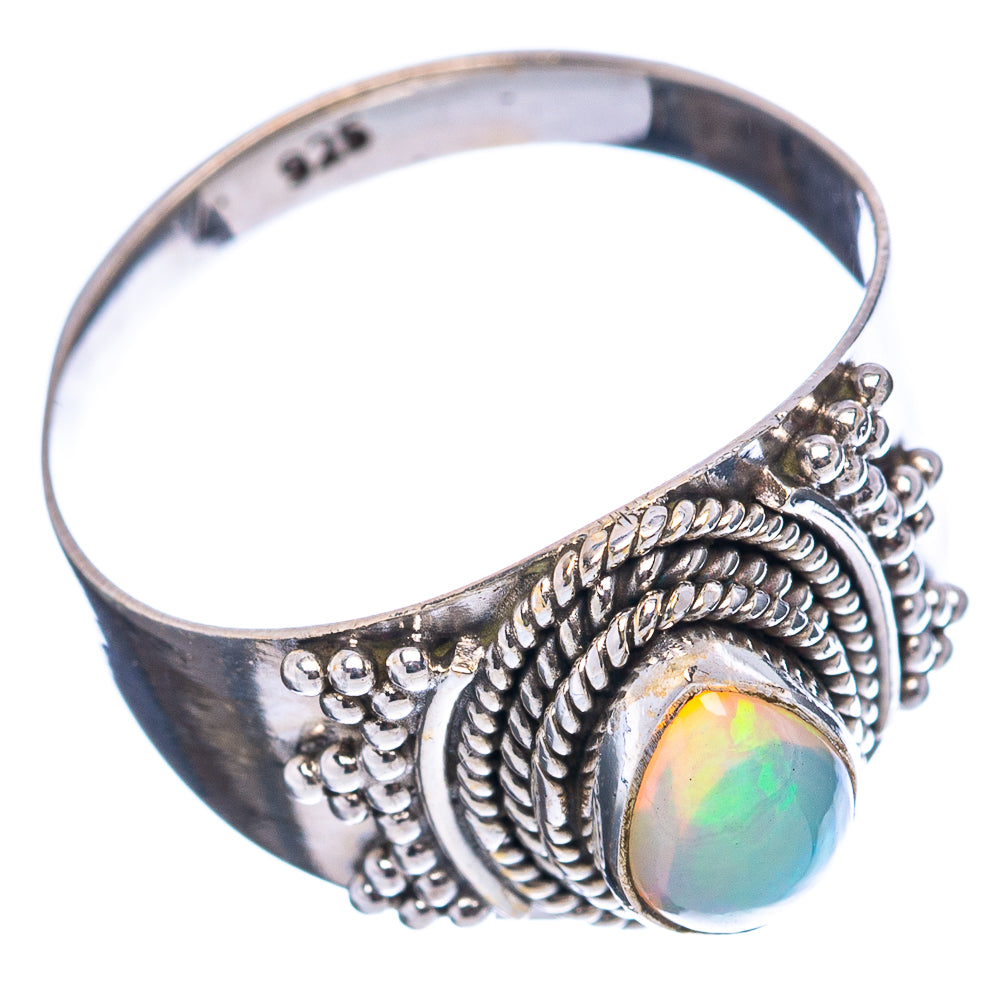 Ethiopian Opal Ring Size 6.75 (.925 Sterling Silver)