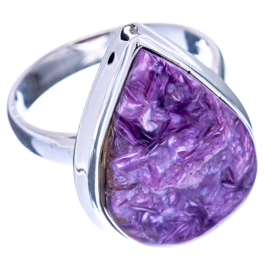Charoite Ring Size 7.75 (925 Sterling Silver) R144869