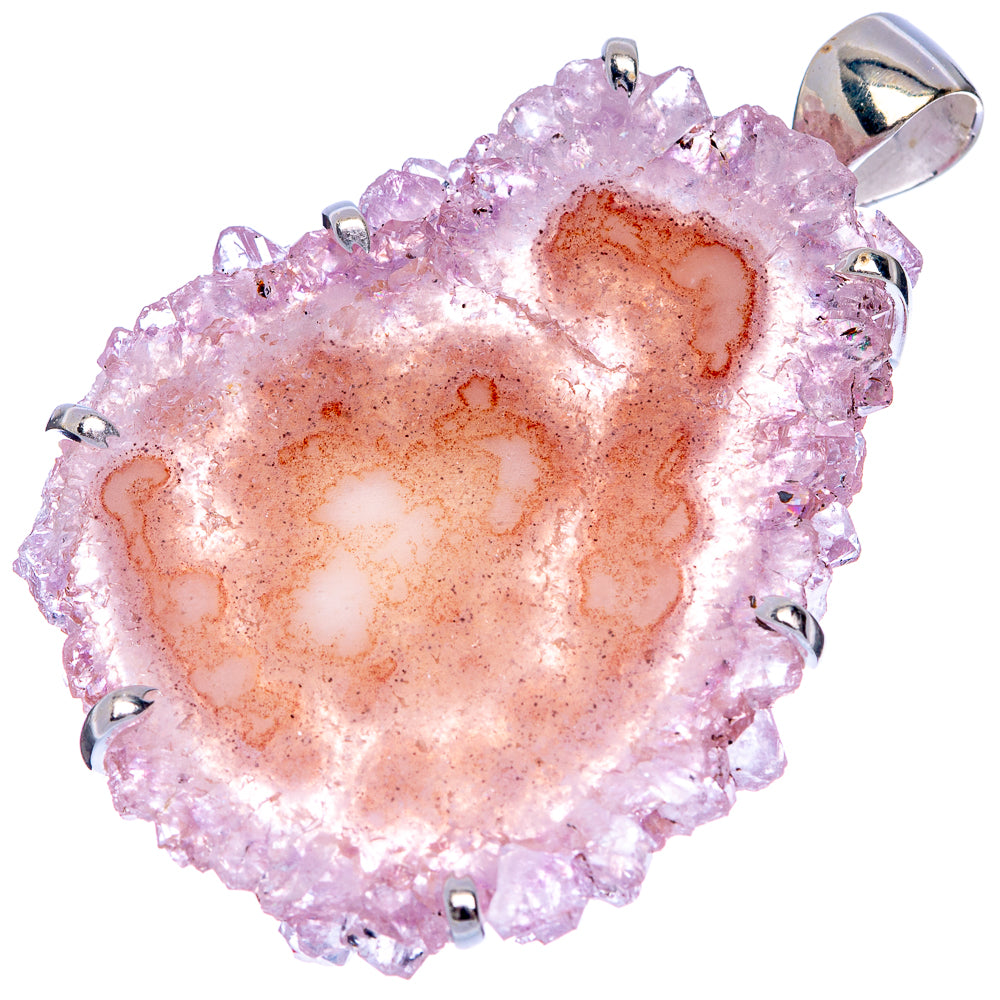 Amethyst Stalactite Pendant 1 3/4" (925 Sterling Silver) P41519