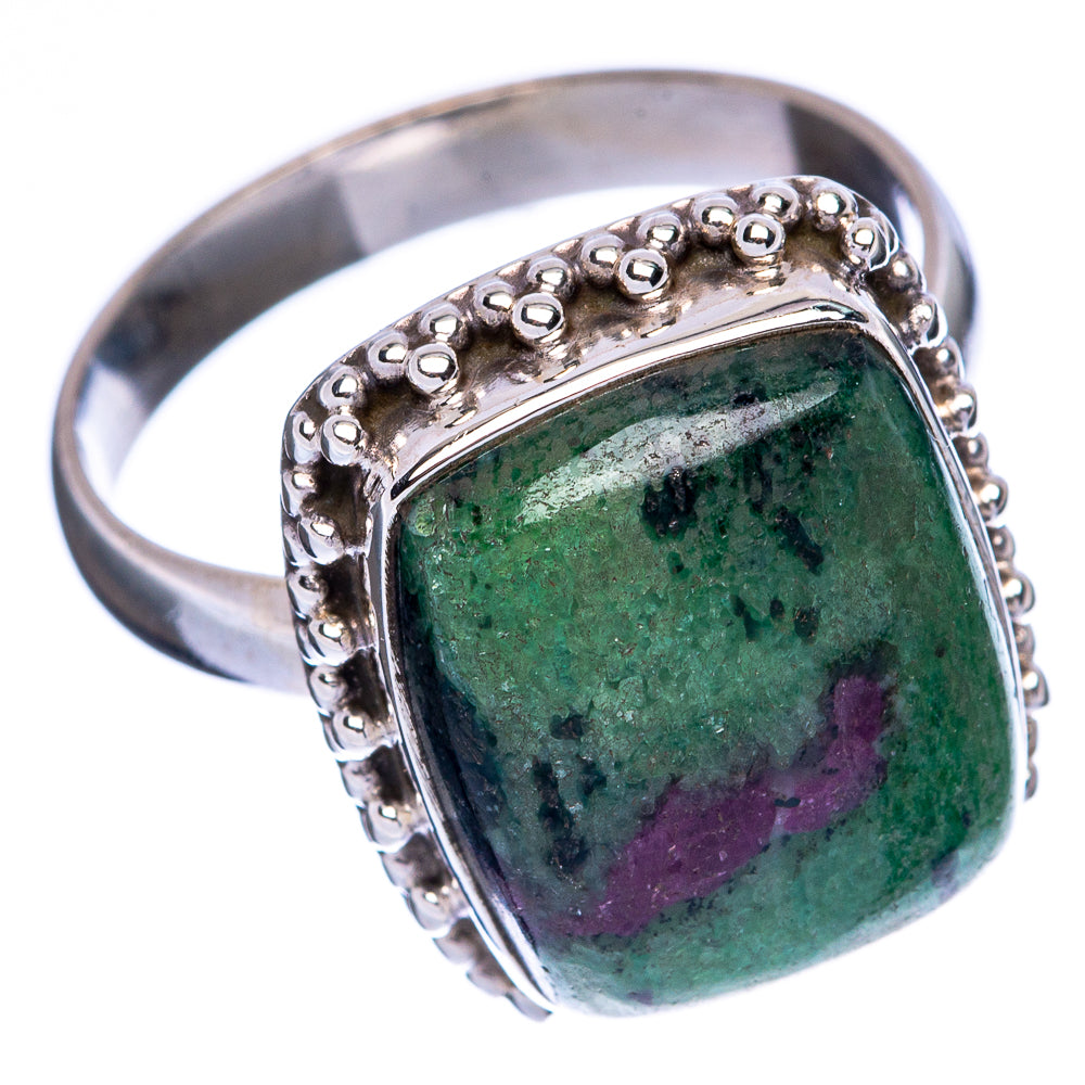 Ruby Zoisite Ring Size 8.75 (925 Sterling Silver) R146221