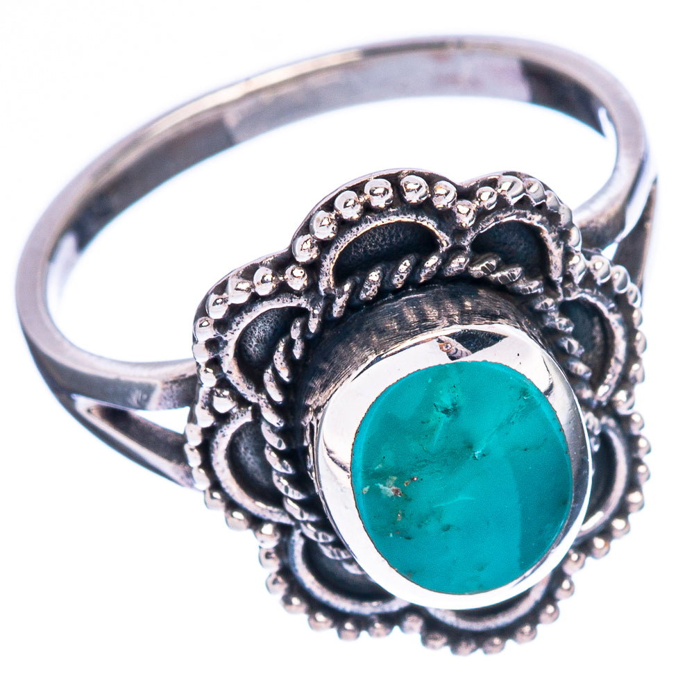 Arizona Turquoise Ring Size 7.5 (925 Sterling Silver) R2499