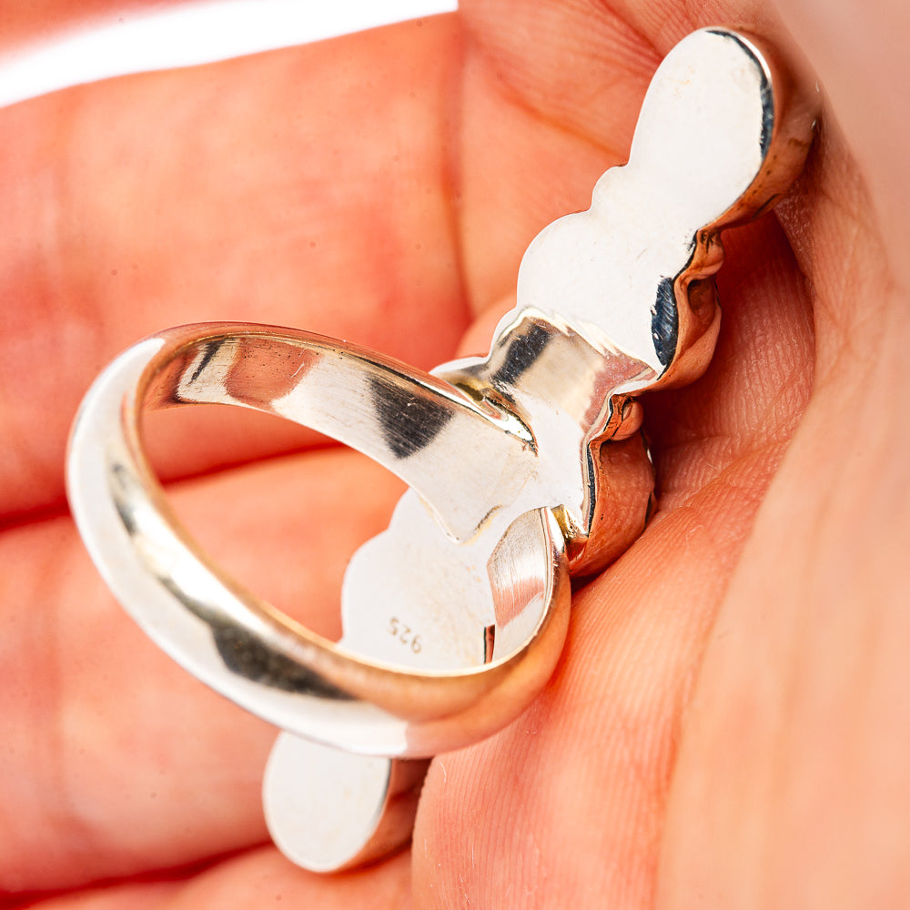 Exclusive Triplet Opal Ring Size 5 Adjustable (.925 Sterling Silver)
