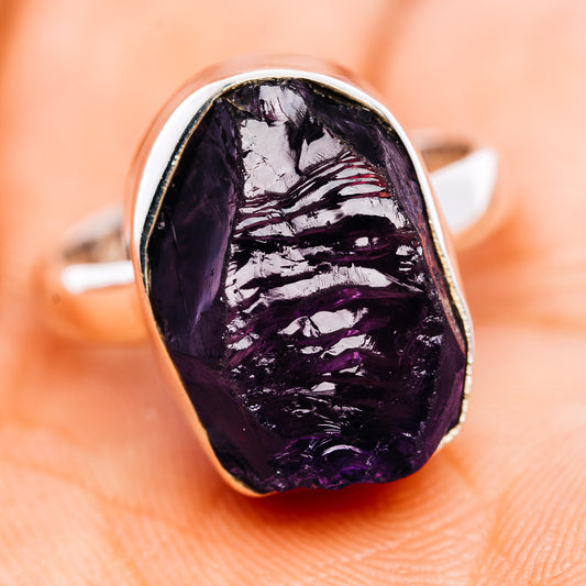 Amethyst Ring Size 6.5 (.925 Sterling Silver)