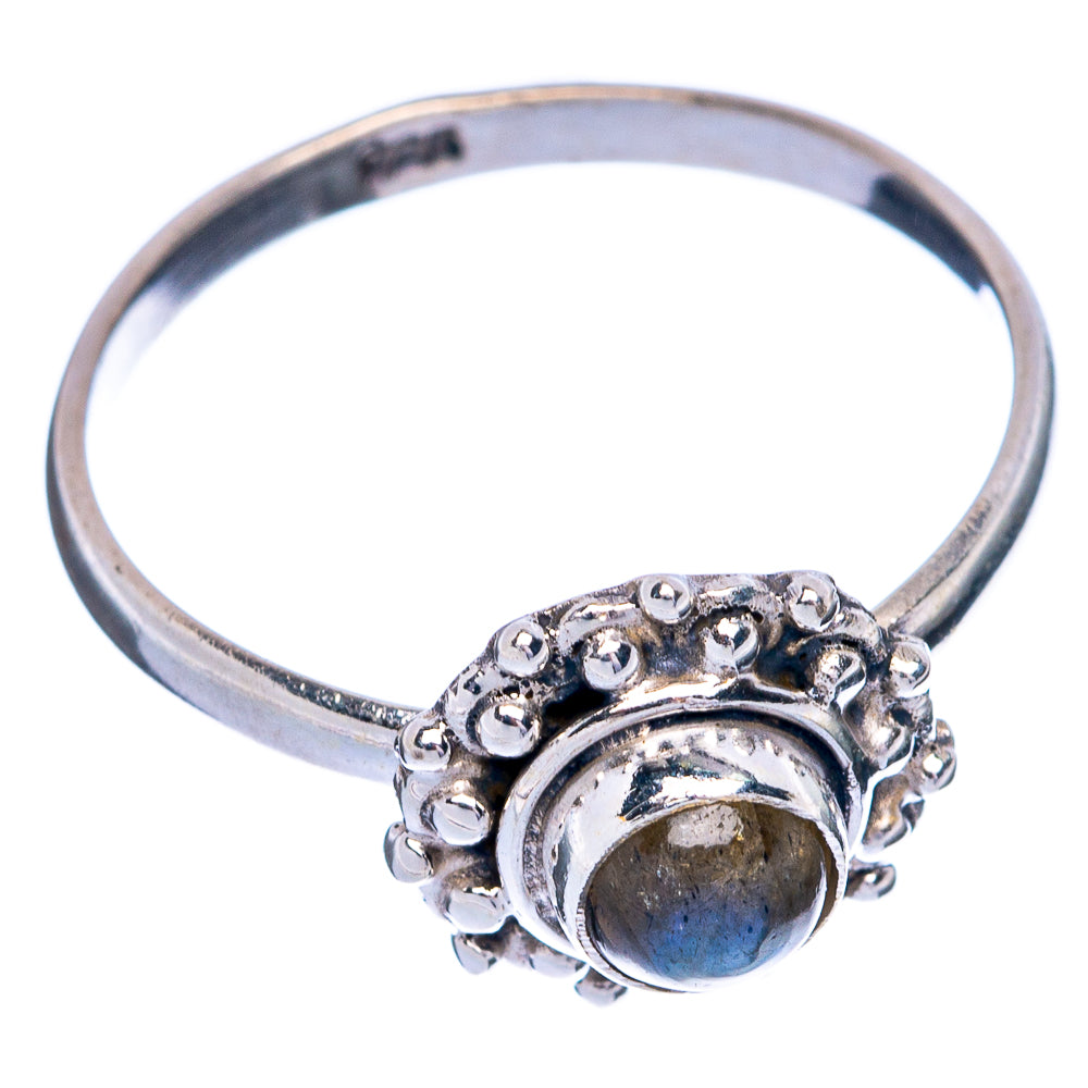 Labradorite Dainty Ring Size 7 (925 Sterling Silver) R145413