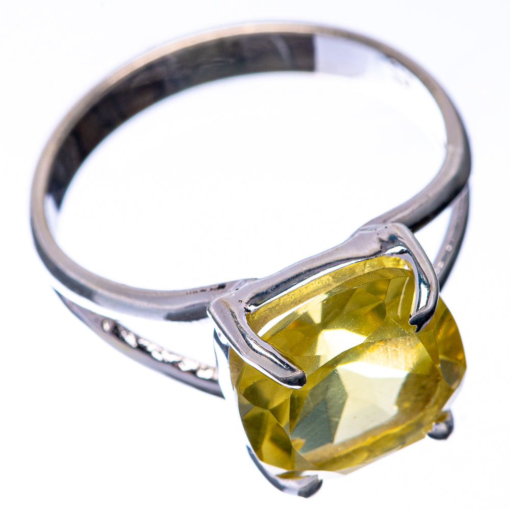 Faceted Citrine Ring Size 7 (925 Sterling Silver) R145168
