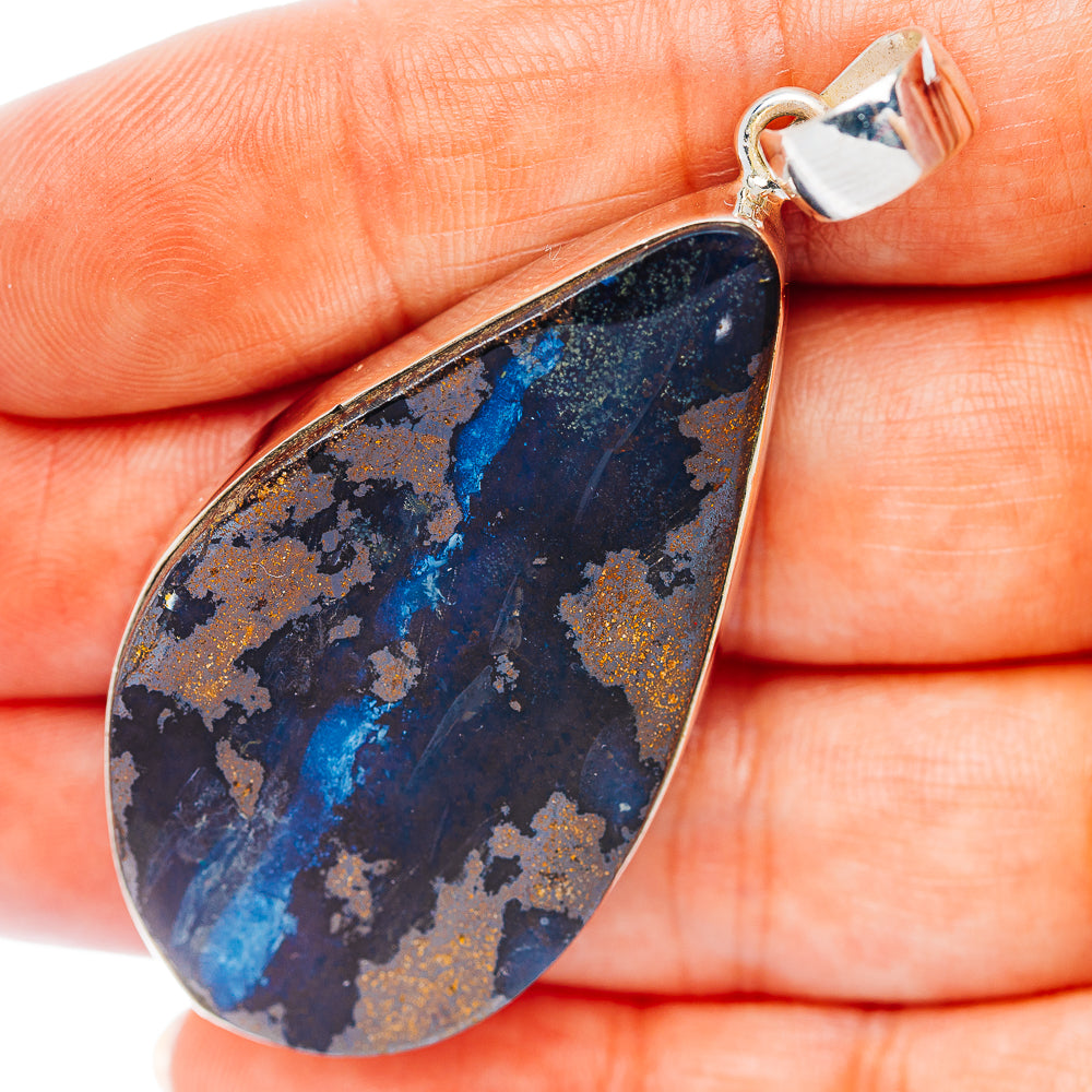Boulder Opal Pendant 2 3/8" (.925 Sterling Silver)