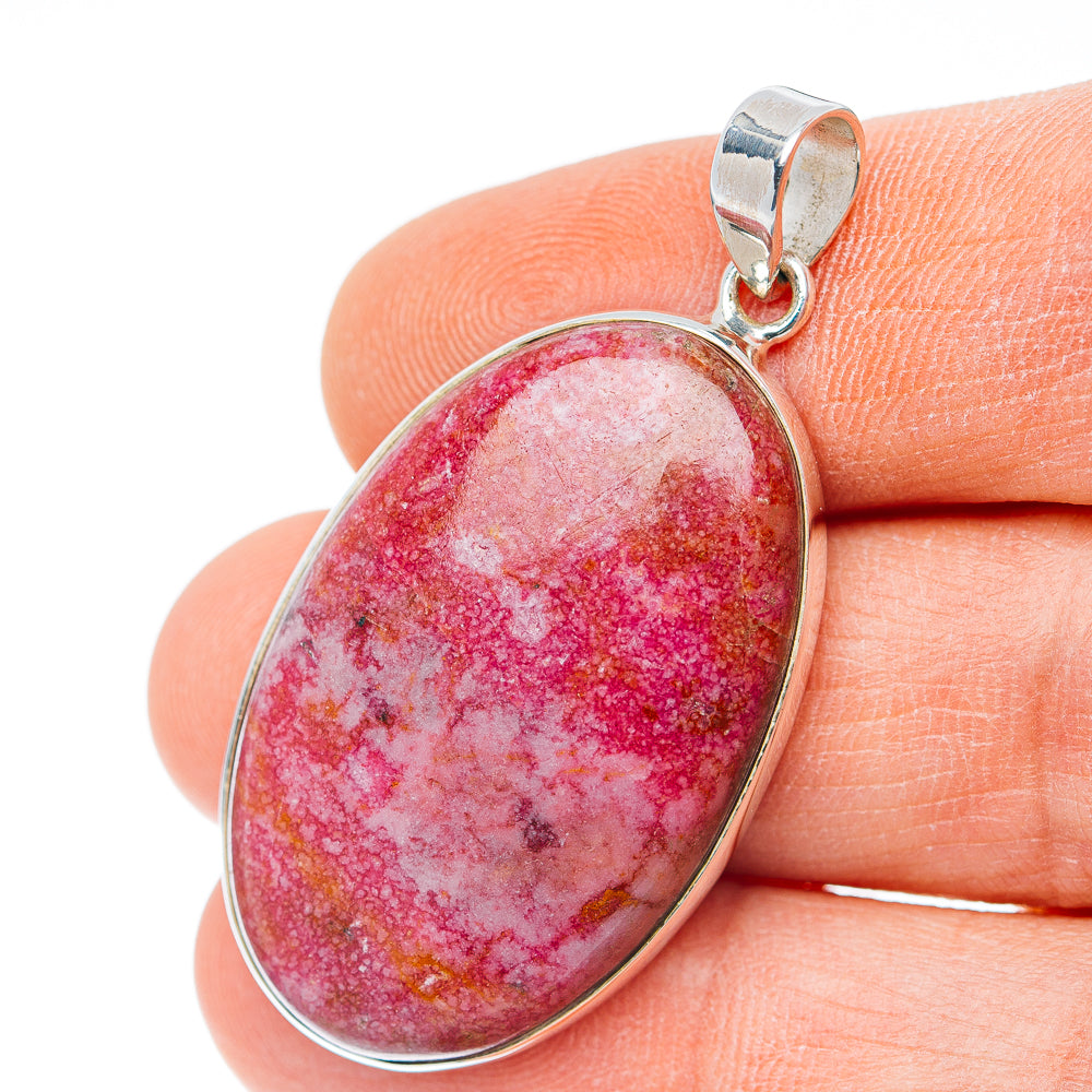 Premium Pink Cobalto Calcite Pendant 1 3/4" (.925 Sterling Silver) Carat