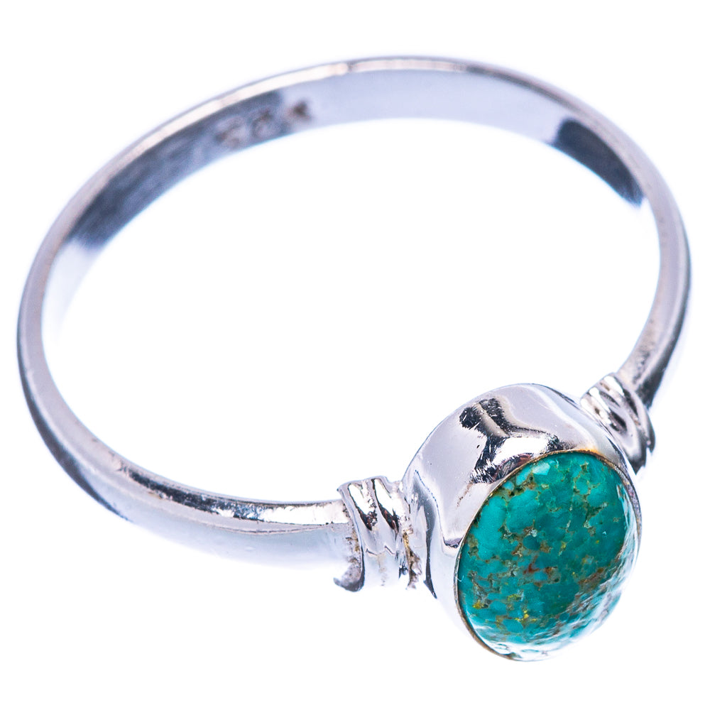 Tibetan Turquoise 925 Sterling Silver Ring Size 7.75 (925 Sterling Silver) R5300