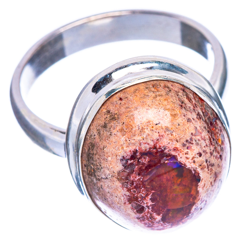 Mexican Fire Opal Ring Size 7 (925 Sterling Silver) R147190