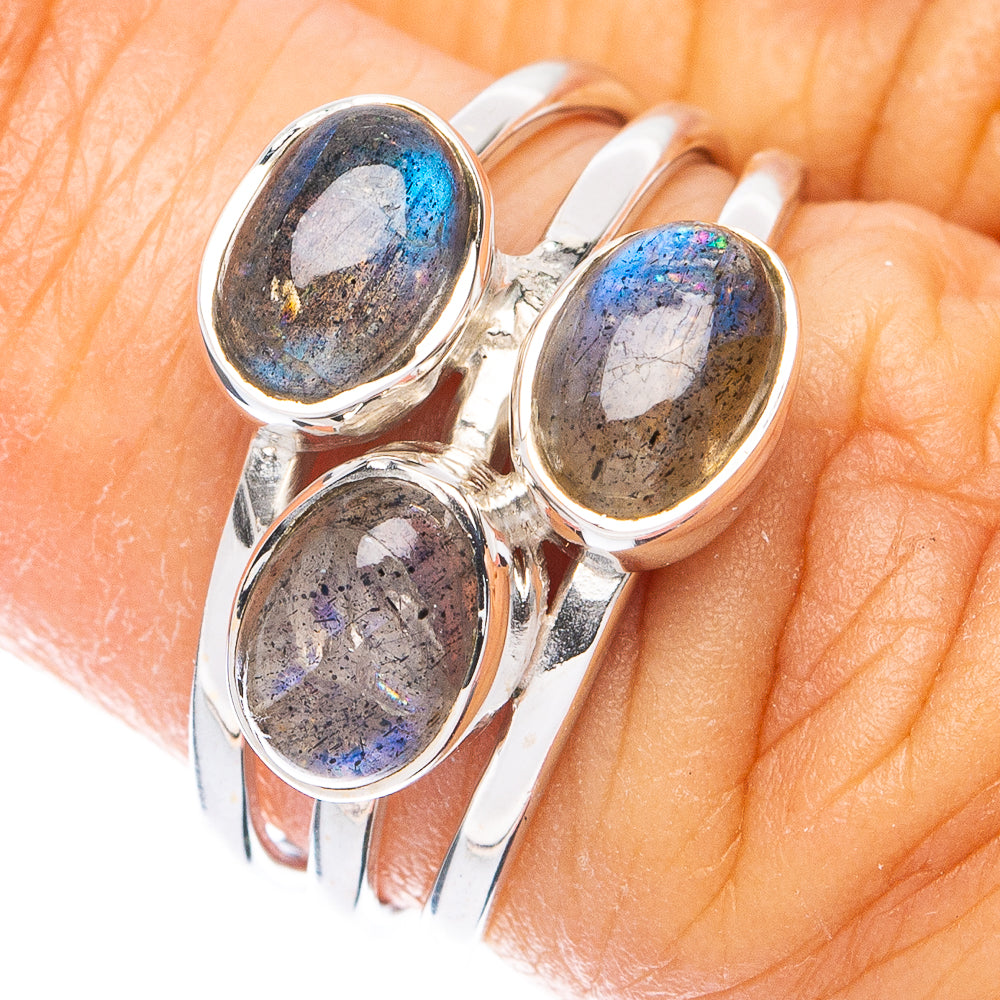 Premium Labradorite Ring Size 5.75 (925 Sterling Silver) RING7710