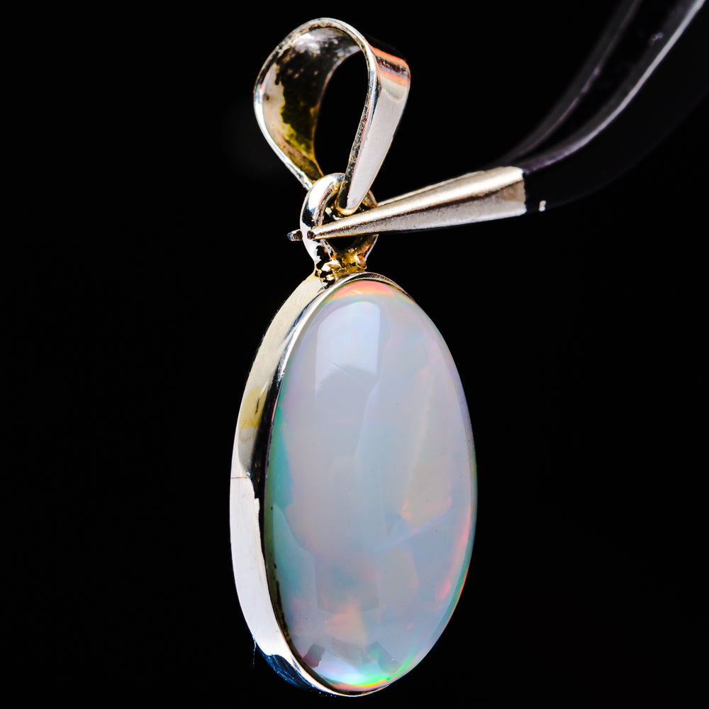 Premium Ethiopian Opal Pendant 1 1/8" (.925 Sterling Silver)