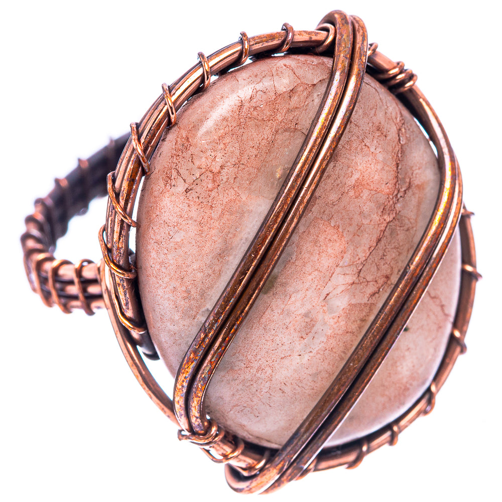 Quartz Ring Size 8 (Oxidized Copper)