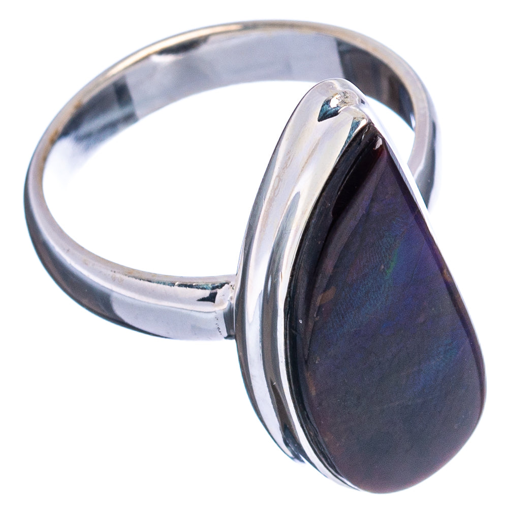 Rare Canadian Ammolite Ring Size 6 (.925 Sterling Silver)