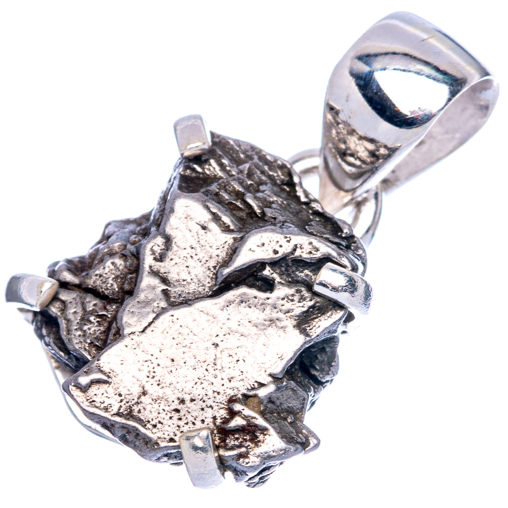 Rare Campo Del Cielo Meteorites Pendant 7/8" (925 Sterling Silver) P41649