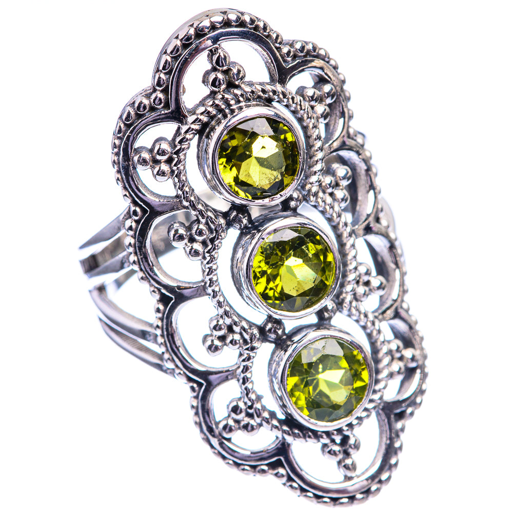 Peridot Ring Size 5.75 (925 Sterling Silver) R142005