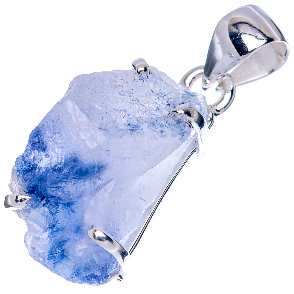 Rare Dumortierite Pendant 1 3/8" (925 Sterling Silver) P41545