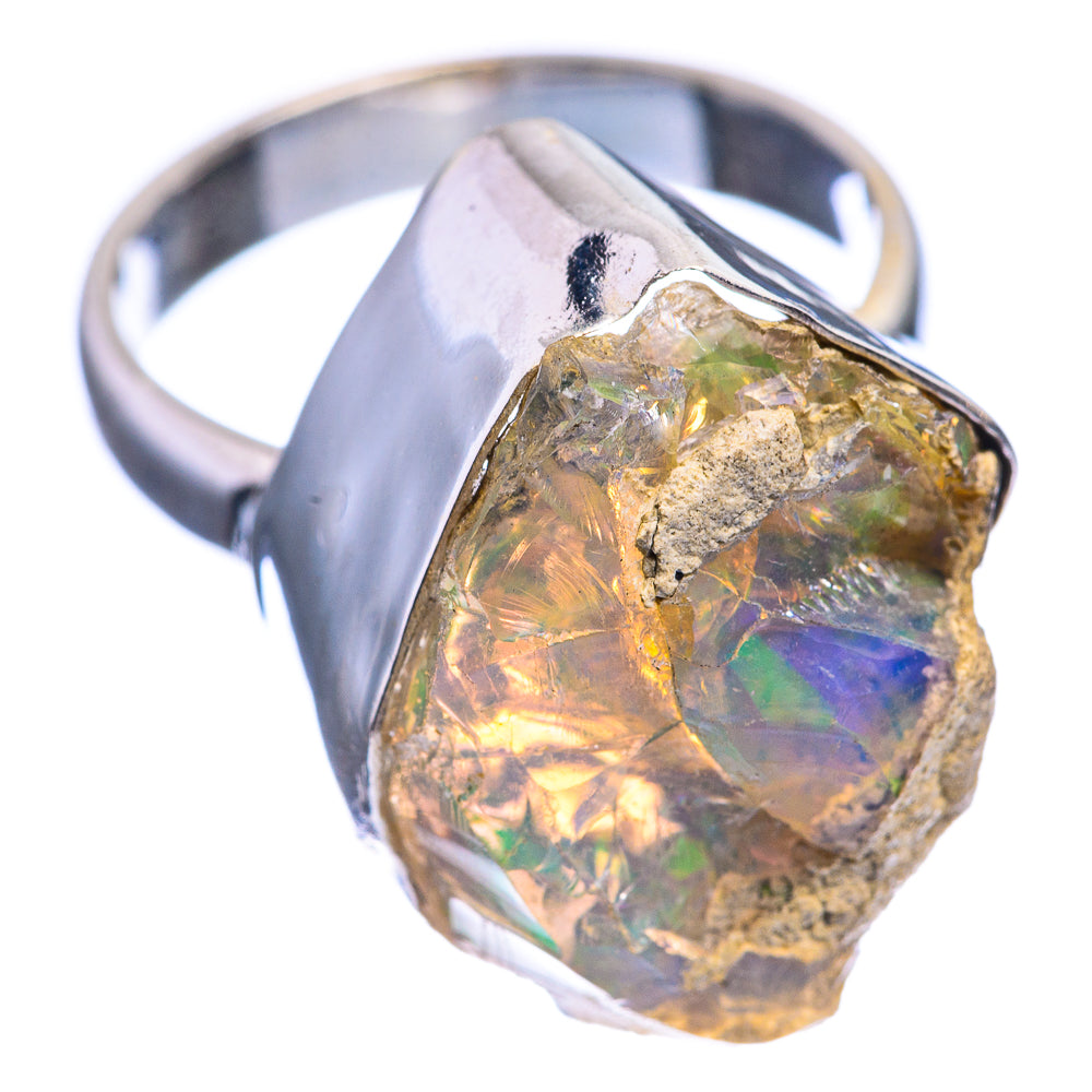 Raw Ethiopian Opal Ring Size 6 (925 Sterling Silver) R141996
