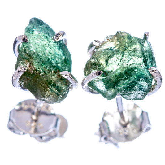 Aquamarine Dainty Earrings 3/8" (925 Sterling Silver) E2026
