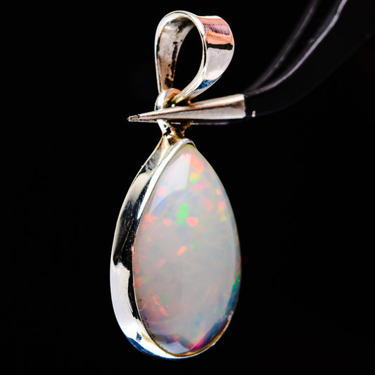 Premium Ethiopian Opal Pendant 1 1/4" (.925 Sterling Silver)
