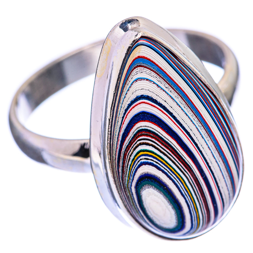 Fordite Ring Size 10.75 (925 Sterling Silver) R142858