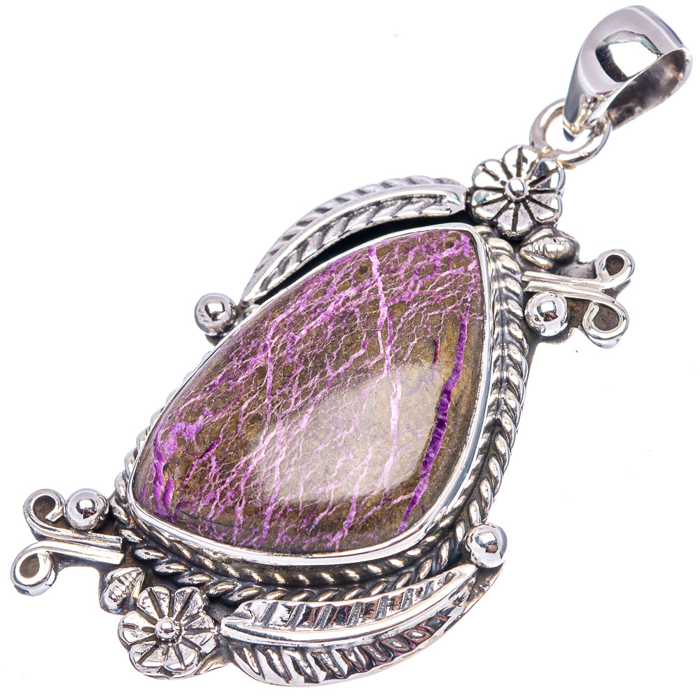 Premium Purpurite Pendant 2 1/8" (.925 Sterling Silver)