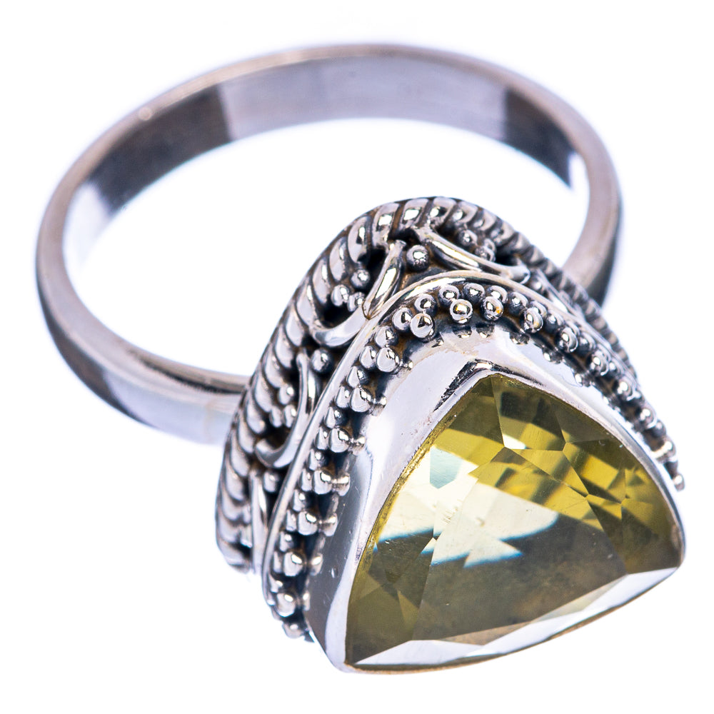 Faceted Citrine Ring Size 7.75 (925 Sterling Silver) R144599