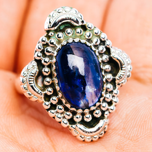 Kyanite Ring Size 7.5 (.925 Sterling Silver)