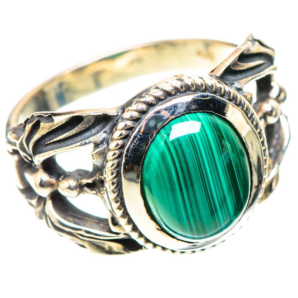 Malachite Ring Size 8.25 (925 Sterling Silver) RING138575