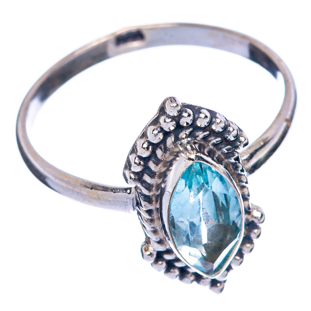 Blue Topaz Dainty Ring Size 8 (925 Sterling Silver) R145493