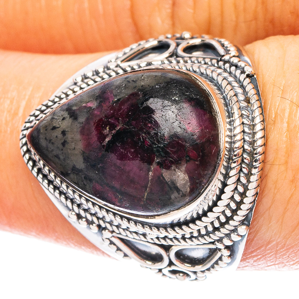 Russian Eudialyte 925 Sterling Silver Ring Size 8 (925 Sterling Silver) R6156
