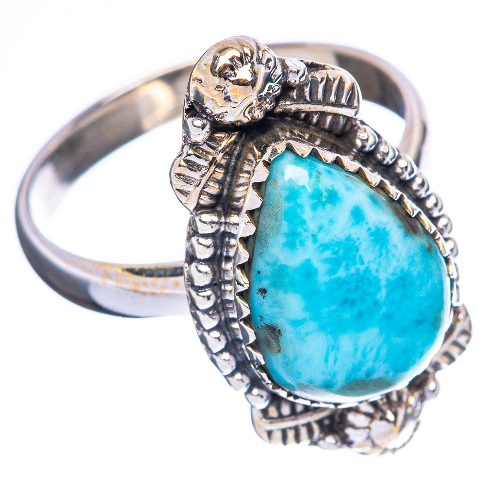 Larimar Ring Size 8.75 (925 Sterling Silver) R4536