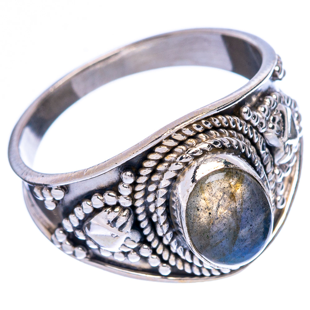 Labradorite Ring Size 7.75 (925 Sterling Silver) R146312
