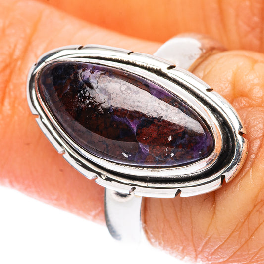 Rare Sugilite Ring Size 6 (925 Sterling Silver) R4047