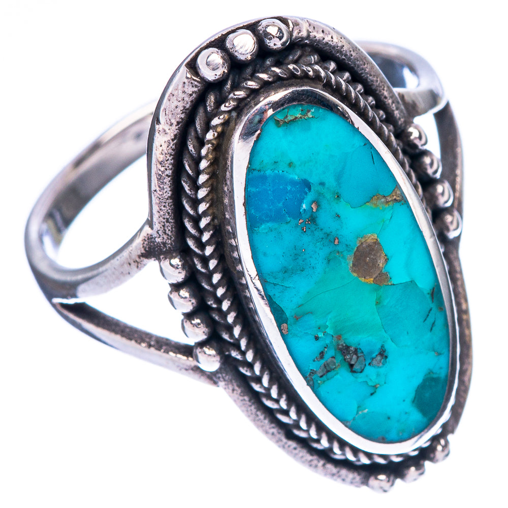 Rare Arizona Turquoise Ring Size 8.5 (925 Sterling Silver) R146750