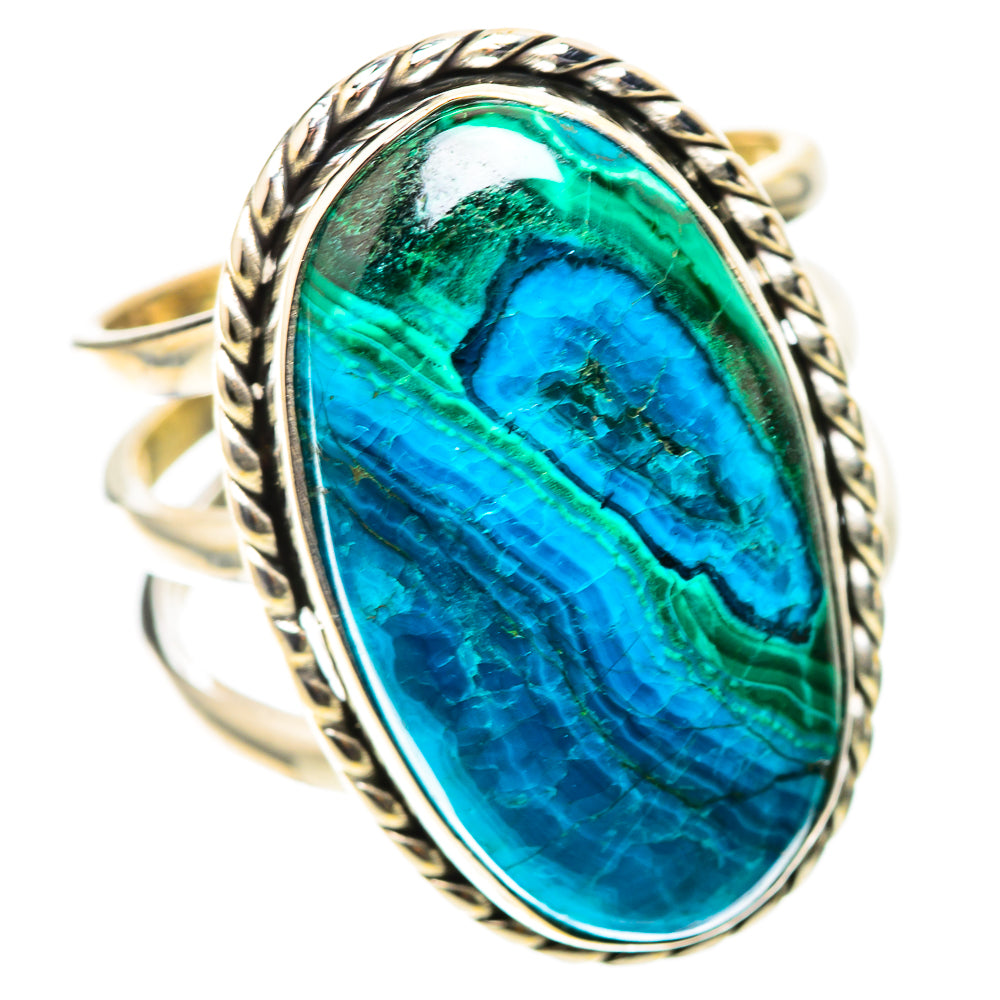 Chrysocolla Ring Size 8.25 (925 Sterling Silver) RING138523
