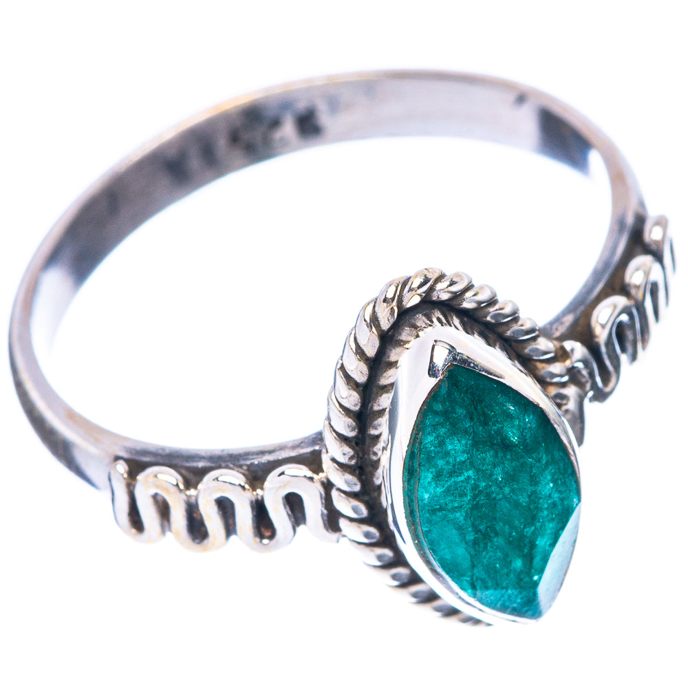 Green Sillimanite Ring Size 6.75 (925 Sterling Silver) R5658