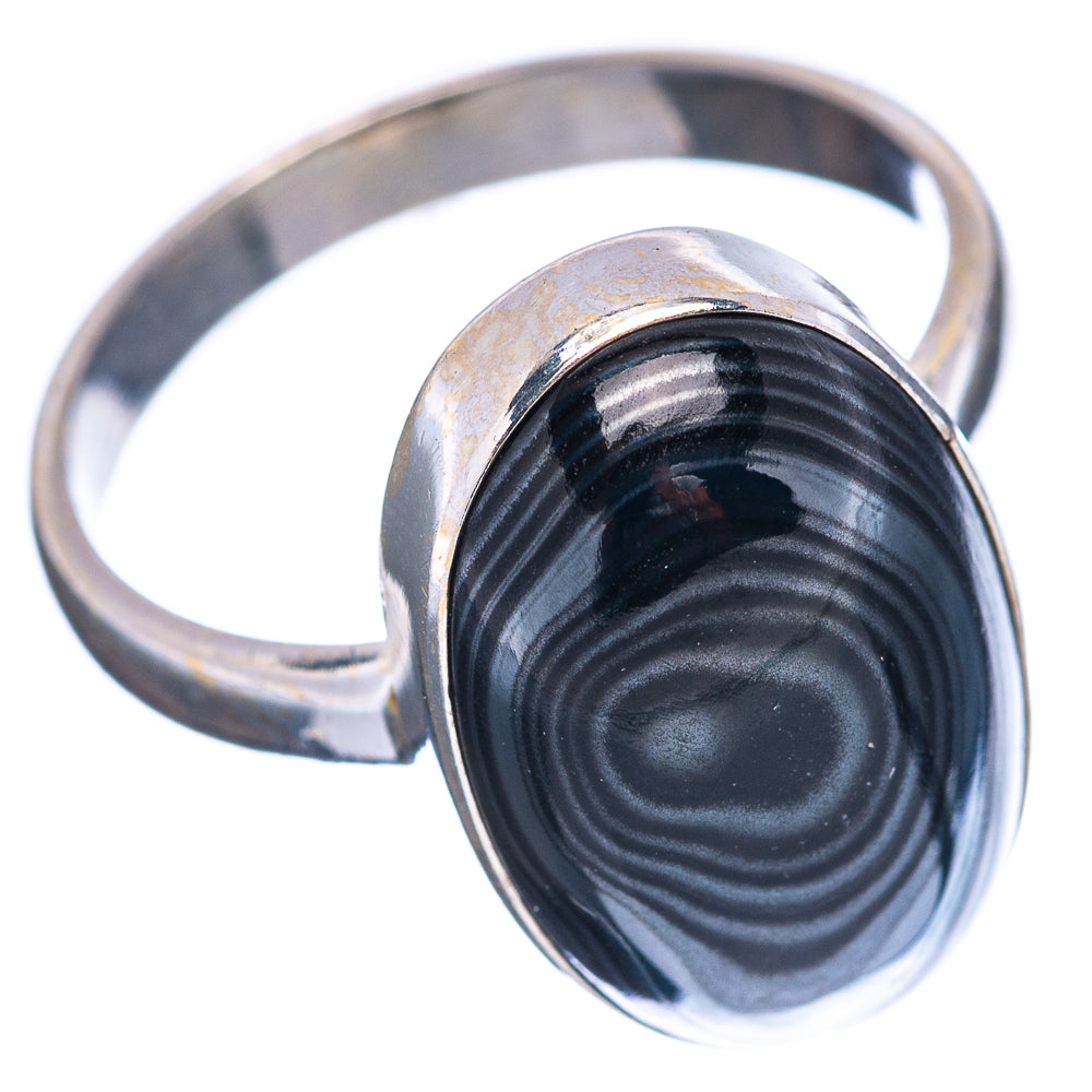 Psilomelane Ring Size 8 (.925 Sterling Silver)
