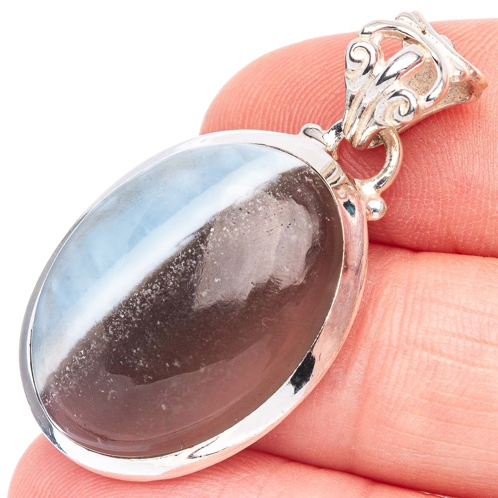 Owyhee Opal Pendant 1 3/8" (925 Sterling Silver) P44646