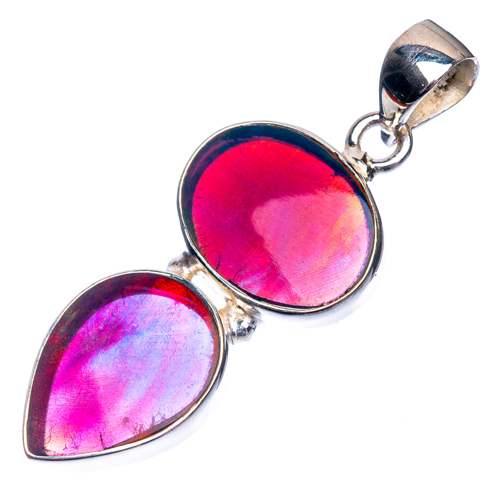Aura Opal Pendant 1 5/8" (925 Sterling Silver) P39213