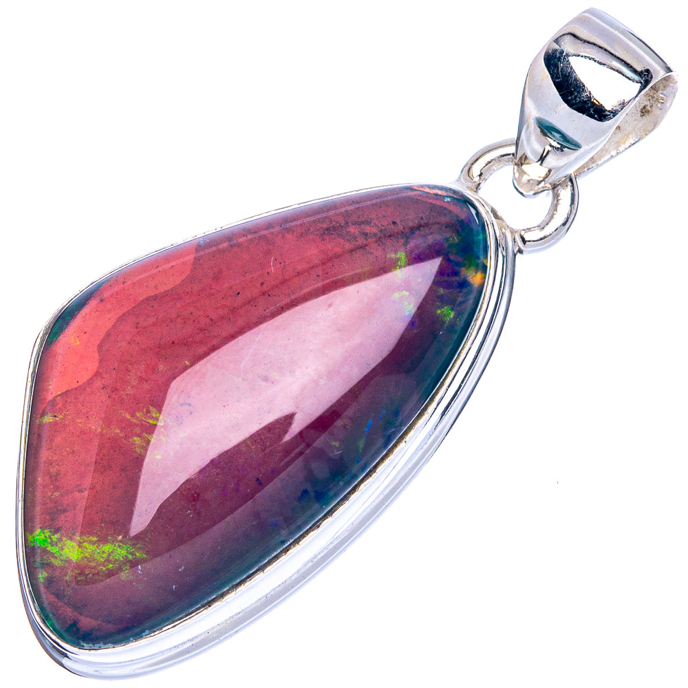 Rare Triplet Opal Pendant 1 3/8" (925 Sterling Silver) P41782