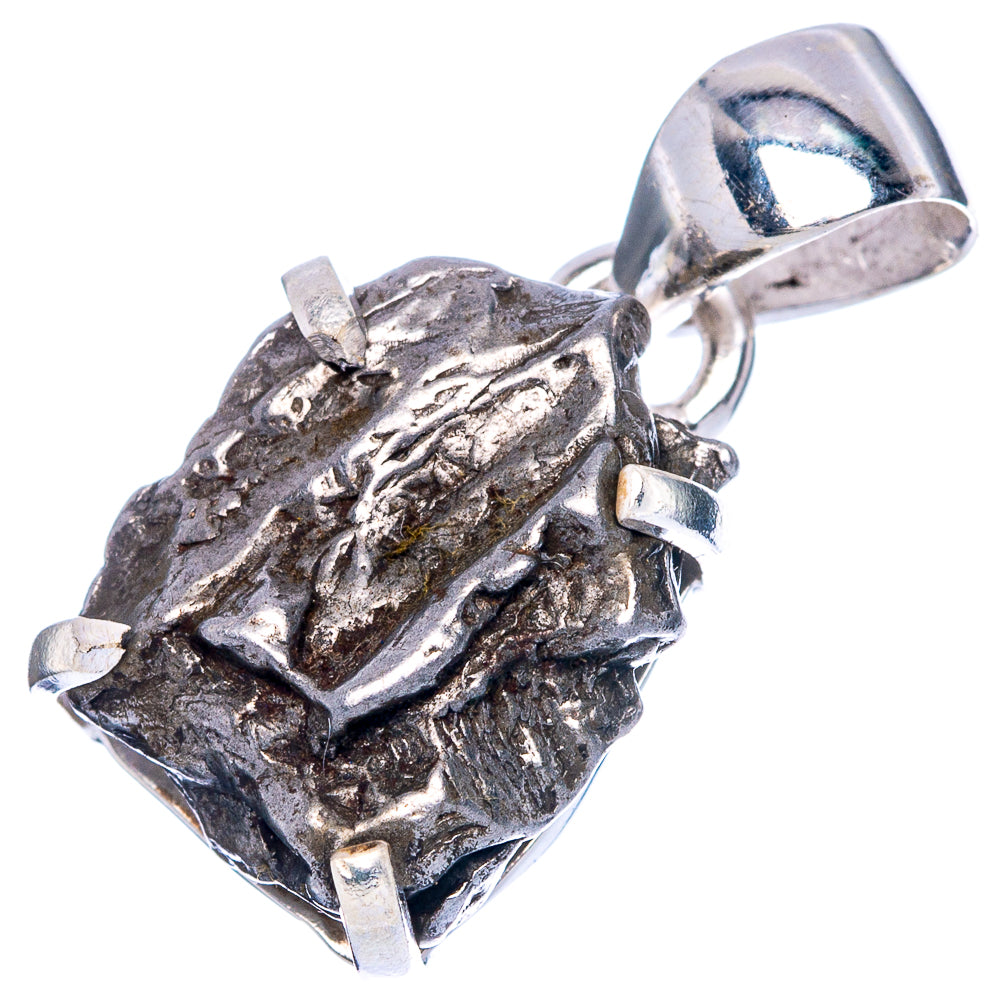 Rare Campo Del Cielo Meteorites Pendant 1" (925 Sterling Silver) P41650