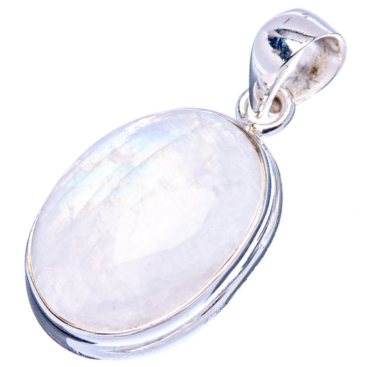 Oval pink opal pendant in .925 sterling silver bezel with hinged bail loop.