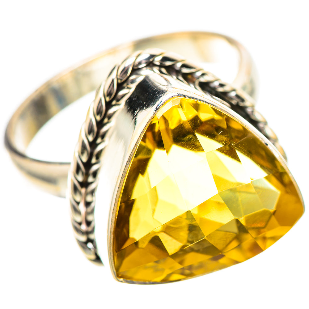 Faceted Citrine Ring Size 10 (925 Sterling Silver) RING139161