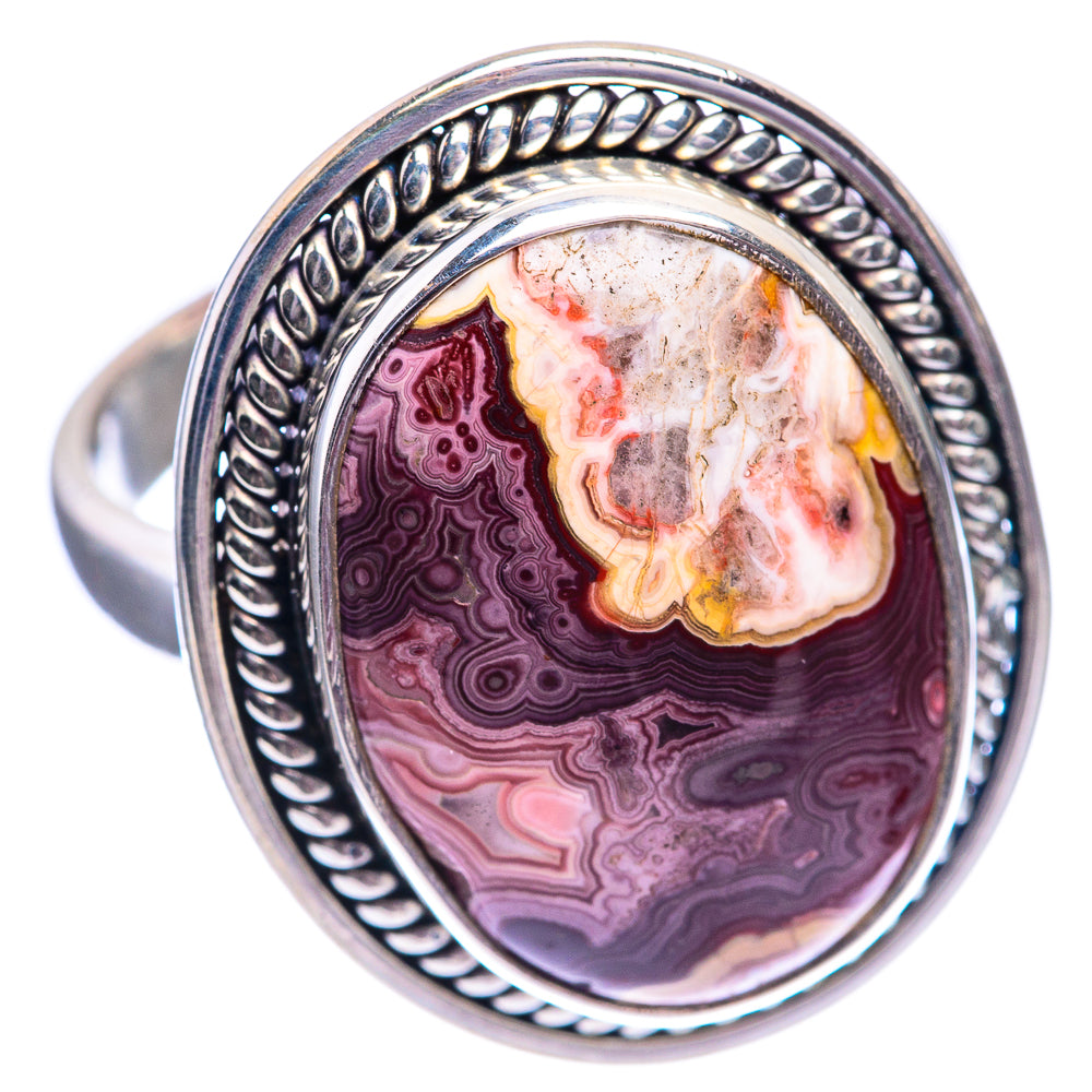 Ocean Jasper Ring Size 8.25 (925 Sterling Silver) R142007