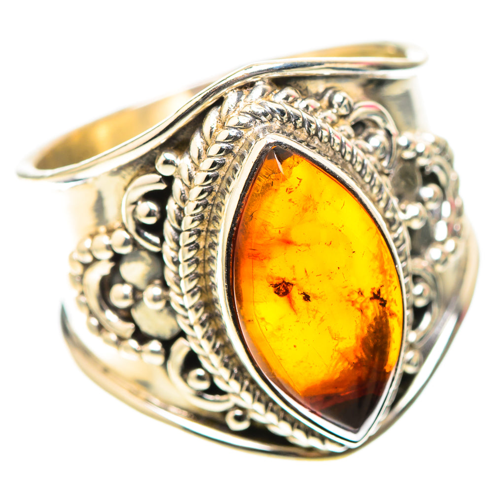 Baltic Amber Ring Size 6.5 (925 Sterling Silver) RING138509